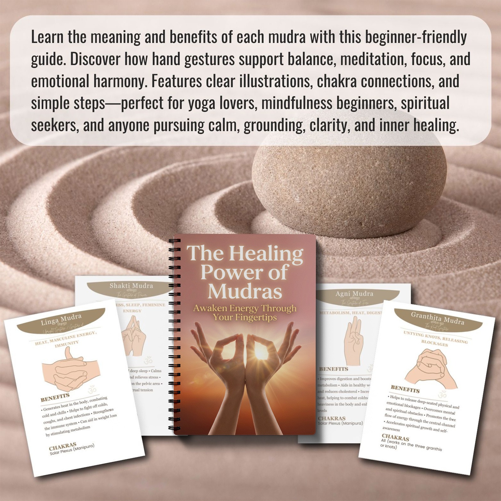 Mudras Hand Yoga Guide Healing - огляд і ціна Healing Wellness