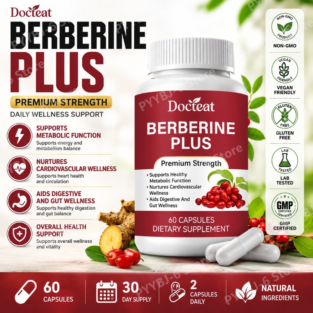 Berberine Plus Supplement 60Ca - огляд і ціна Herbal Wellness