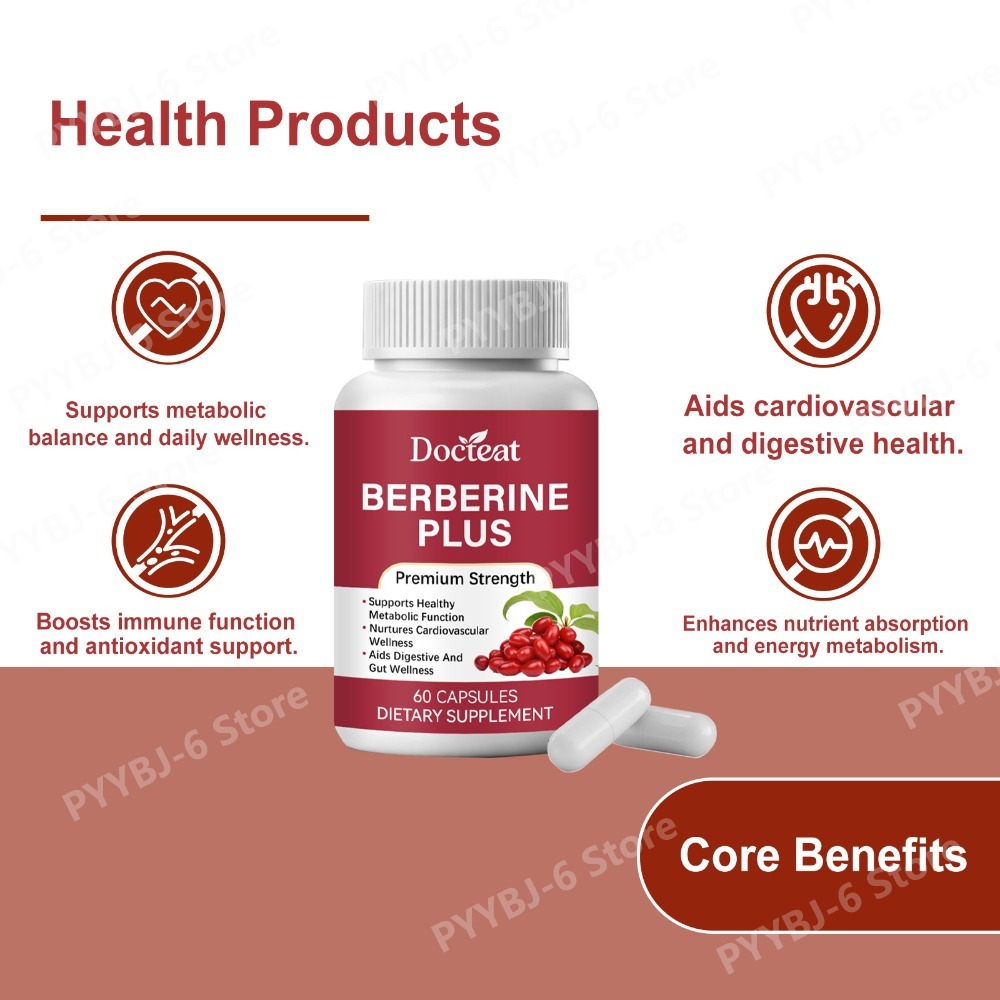 Berberine Plus Supplement 60Ca - огляд і ціна Herbal Wellness