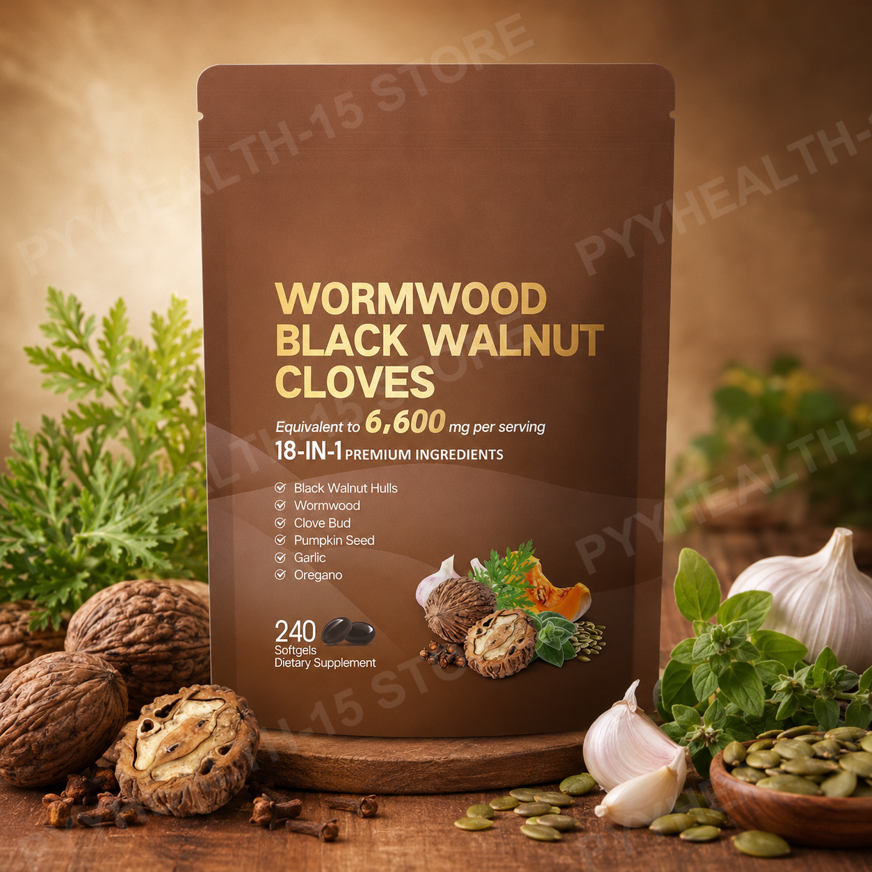 18-in-1 Wormwood Black Walnut  - огляд і ціна Herbal Wellness
