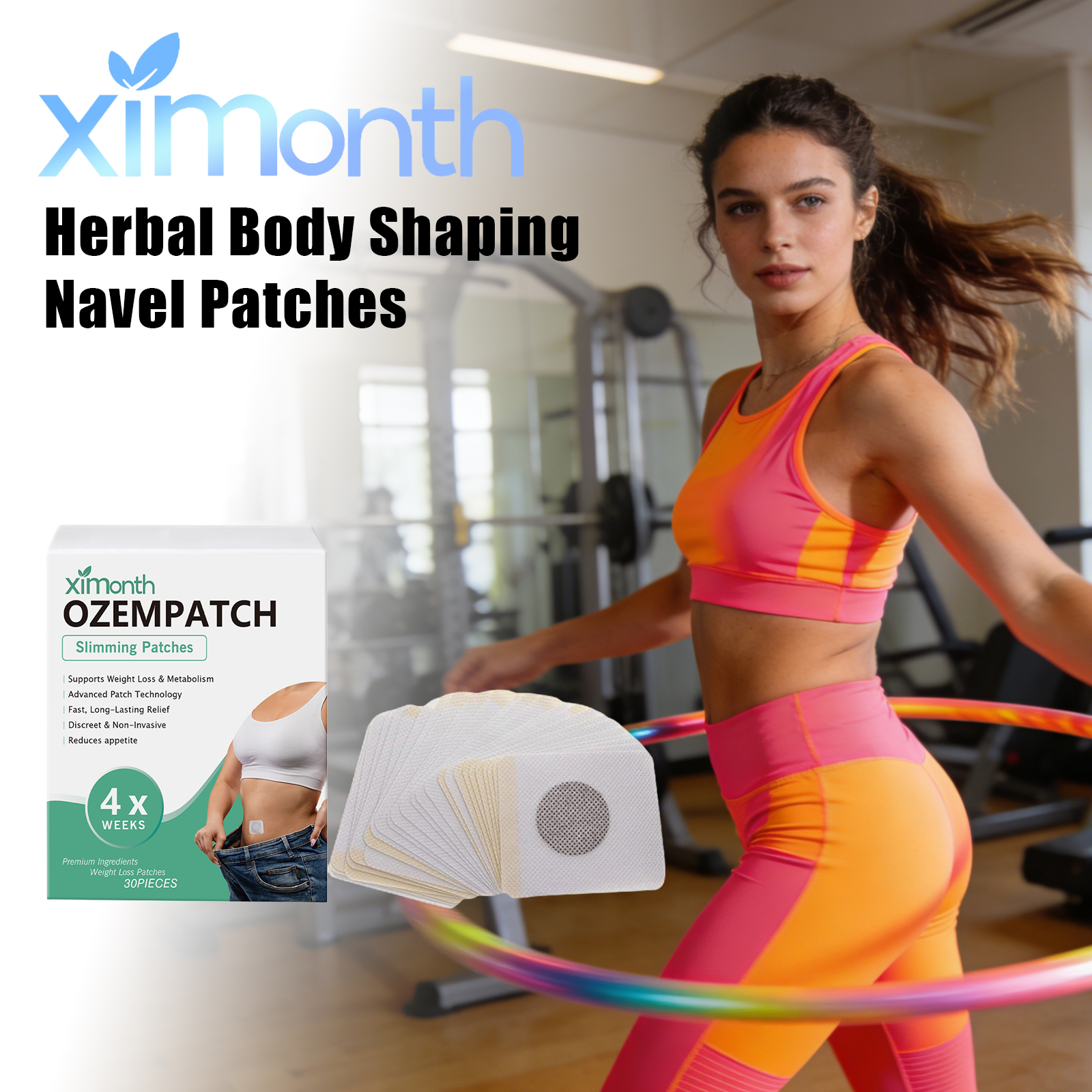 Ximonth Body Shaping Patches I - огляд і ціна Herbal Wellness